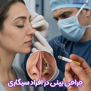 جراحی بینی در افراد سیگاری - دکتر شهرجردی